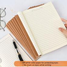 Creative Thick A5/B5 Notebooks, Students Workbook, Stationery Wholesales, Cowhide Paper Stitched Memo Book, Sketchbook,School Supplies,Back To School