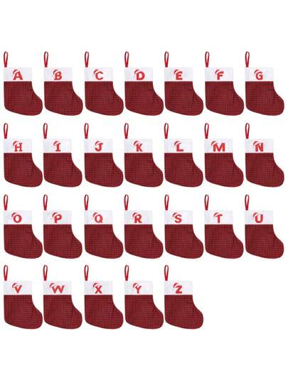 Calze natalizie stampate, misura 45cm x 29cm, calze classiche per decorazioni natalizie domestiche, regali di Natale, decorazioni natalizie