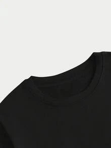Art T-Shirt Girl Unisex T-Shirt Fashion Printed Basic - màu đen - Xem 5