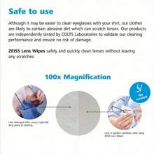 50 piezas/100 piezas Toallitas húmedas para limpiar gafas, paño desechable para gafas, con función antivaho, también sirve para limpiar pantallas de teléfonos móviles, cámaras y talla grande - Multicolor - Ver 4