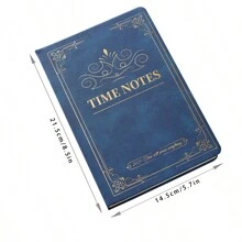 365 页厚英文日记本笔记本，硬质仿皮封面，每日计划，工作日记，精装备忘簿，棕色/蓝色/灰色/黑色/红色 - A5 - 查看 16