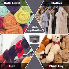 帽子收纳盒 17 英寸深 X 10.2 英寸高 帽子旅行箱 女士衣服收纳箱 毛绒动物玩具收纳盒 衣柜收纳桶 带盖和透明前盖 - 彩色 - 查看 5