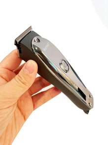 Kemei KM-637 Electric Hair Trimmer For Men T-Blade Clipper 0mm Gapped Carving Clipper Professional Barber Use Or Home Use Clipper Beard Trimmer Stainless Steel Blade Haircut Machine For Whole Families Daily Use Men Gift - 灰色 - 查看 5