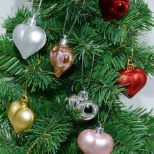 Pendentif de noël miroir électrolytique décoratif créatif, amour