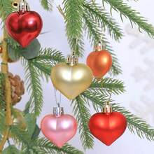 Pendentif de noël miroir électrolytique décoratif créatif, amour