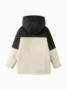 Balabala Kids' Down Jacket 2024 Winter Thickened Outerwear For Boys & Girls - Khaki - View 5