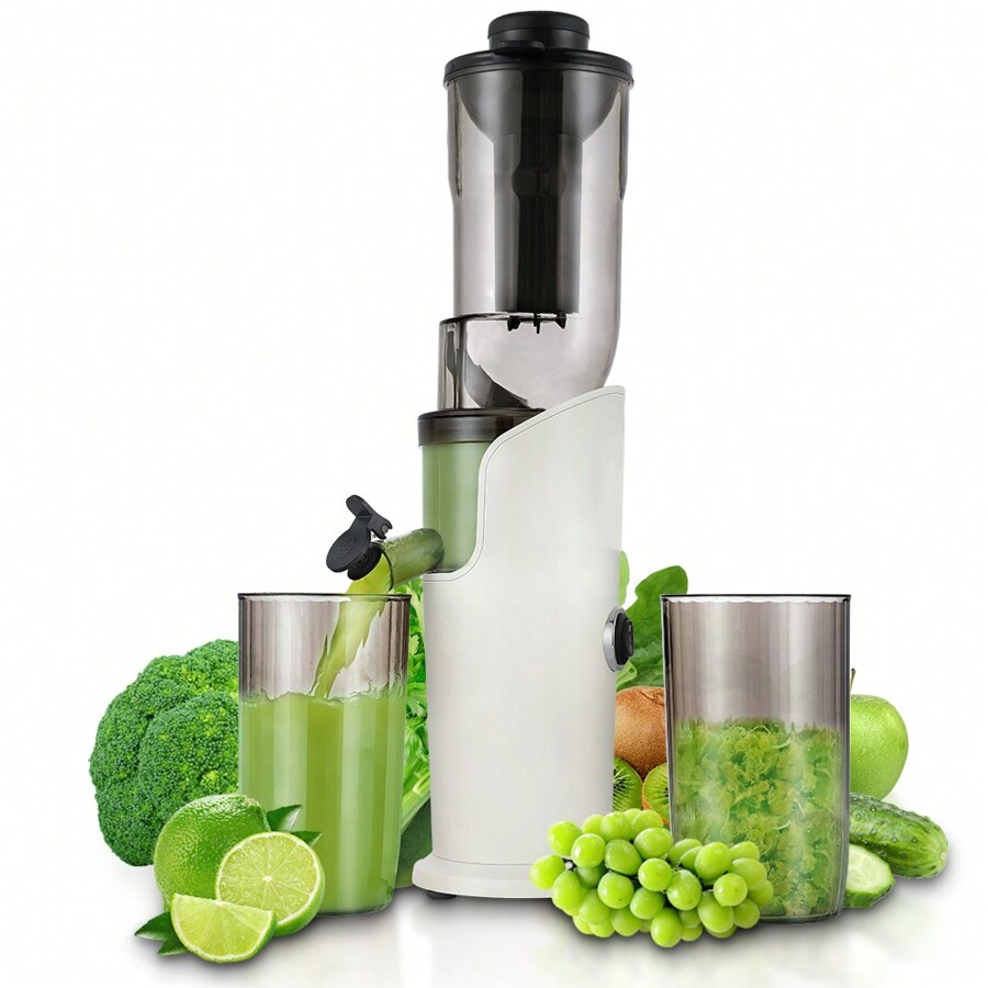 Multifunctional 150W Slow Speed Cold Press Juicer, Juicer With 3.2 Inch