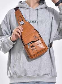 WEIXIER Super Hot Internet Celebrity Fanny Pack Europe And The United States Sequin Chest Bag Personalized Crossbody Bag Phone Bag , Vintage - Multicolor - View 8