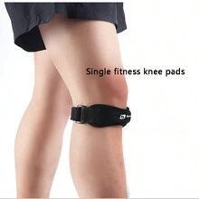 Dây đeo hỗ trợ đầu gối đơn gân bánh chè có thể điều chỉnh hấp thụ sốc, đệm đầu gối nén cho bóng rổ - Nhiều màu - Xem 4