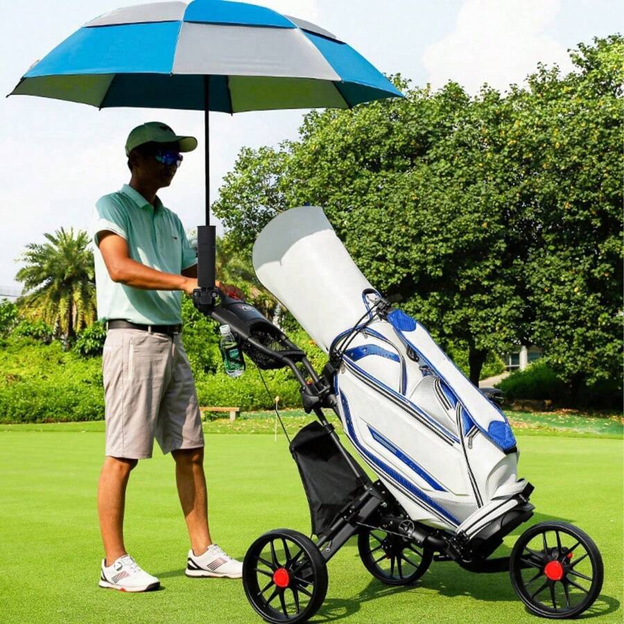 Golf Cart Umbrella Holder Stand, Adjustable Universal Umbrella Clamp