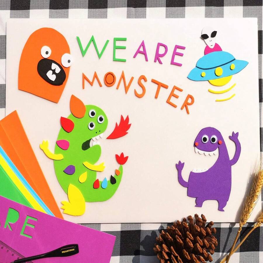 10 hojas de papel de espuma EVA de color sólido, tableros de espuma