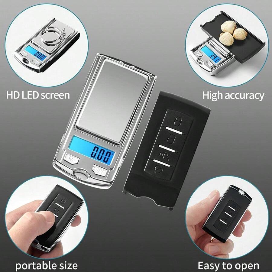 Portable Car Key Electronic Scale 0.01g Mini Pocket Scale 100g Jewelry