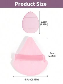 MAANGE 26pcs Professional Soft Makeup Brush Tool Set, Includes 20pcs Makeup Brush Set & 3 Dry Air Cushion Puffs &3 Mini Finger Air Cushions Makeup Tool Set Travel Portable - Hồng - Xem 2