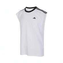Adidas 男士 All World 背心运动服 IW6672 - 白色 - 查看 1
