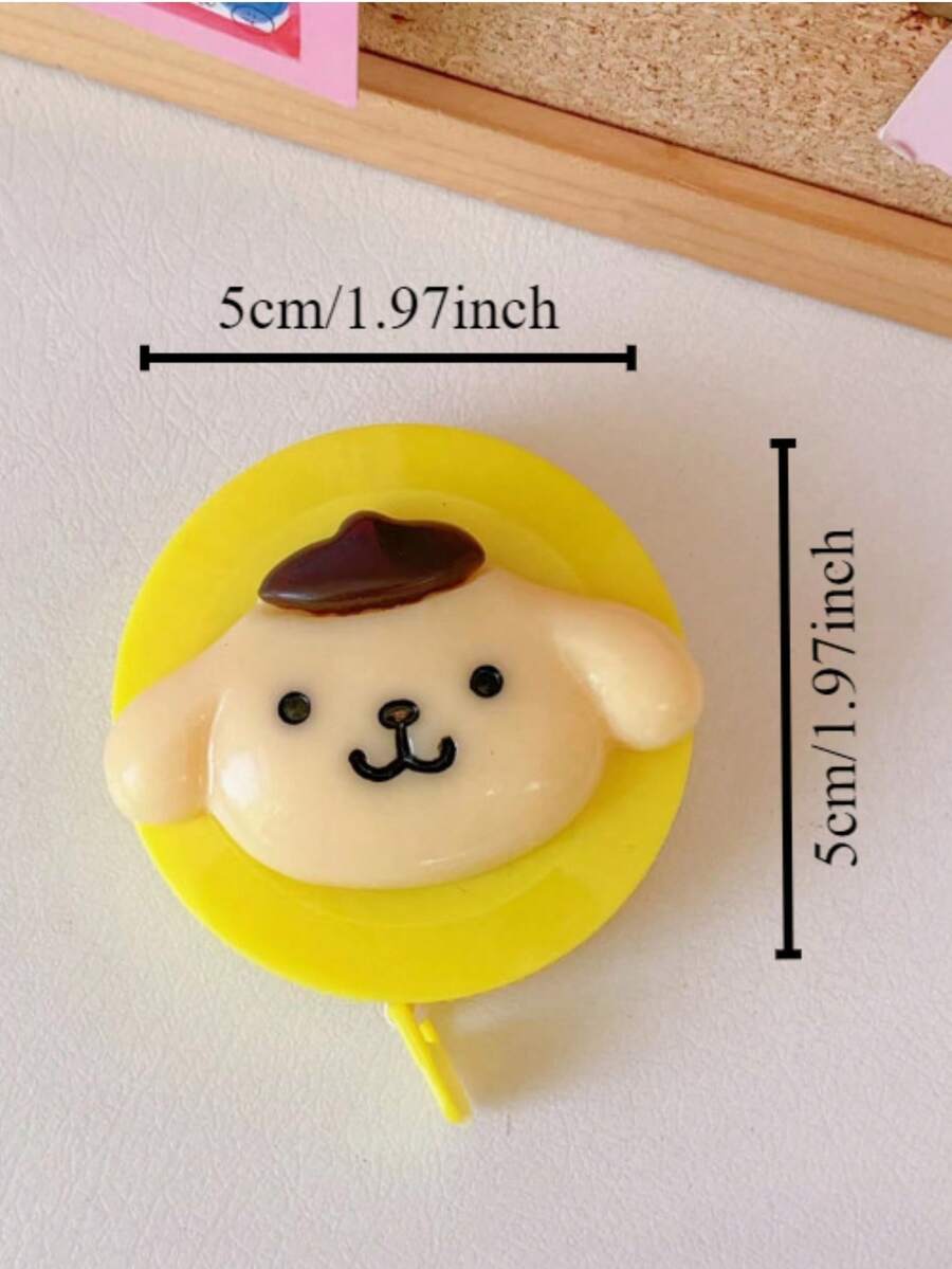 Sanrio Mini Cartoon Tape Measure Soft Ruler Retractable Compact Clothes