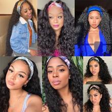 BINF Human Curly Hair Water Wave Clip In Hair Extensions Human Hair Double Weft Water Wave Curly Clip Ins Extensions For Women Clip On Wave Hair Extension Brazilian Virgin Water Wave Clip In Human Hair Extensions Natural Black Thick End Deep Curly Clip In Human Hair Extensions For Women 8Pcs 120g Remy Hair Water Wave Clip Ins - Natural Black - 查看 3