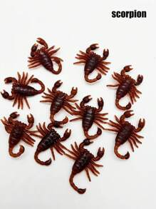 30pcs Realistic Fake Insect Set, Plastic, Battery-Free - Perfect For Pranks, April Fools, Party Favors - Includes Cockroach, Spider, Ant, Centipede, Scorpion, Bat, Lizard - Multicolor - View 18
