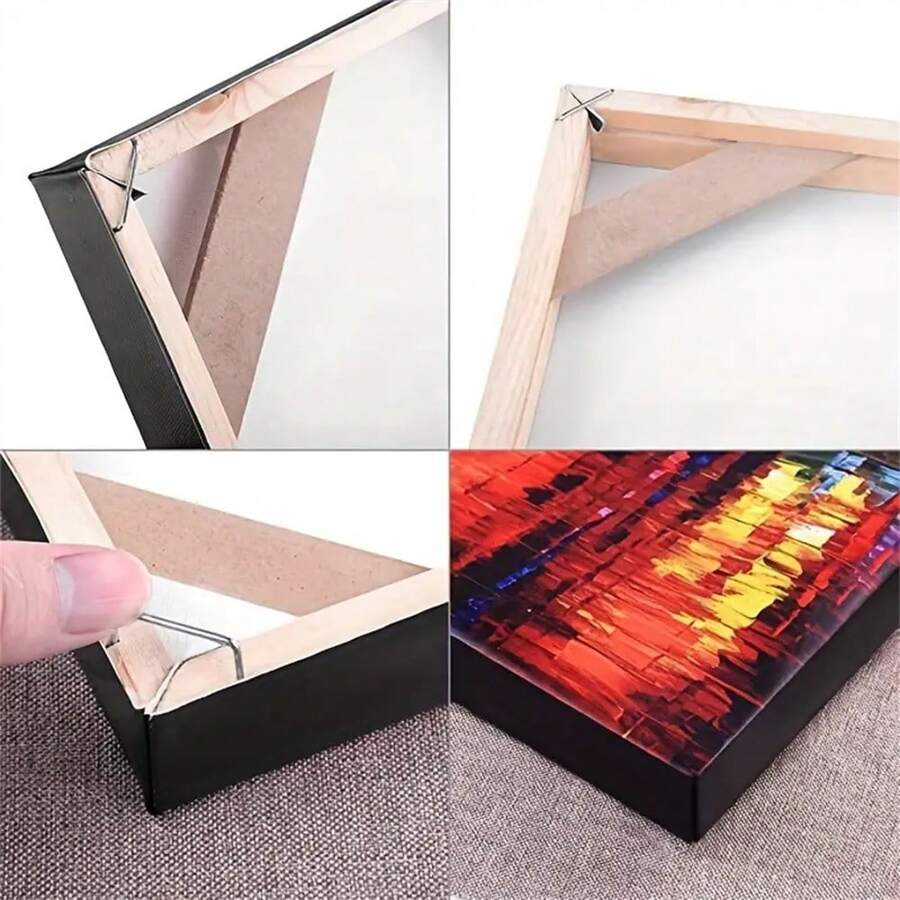 1Set DIY Canvas Frame Kit Perfect For Creating ProfessionalLooking