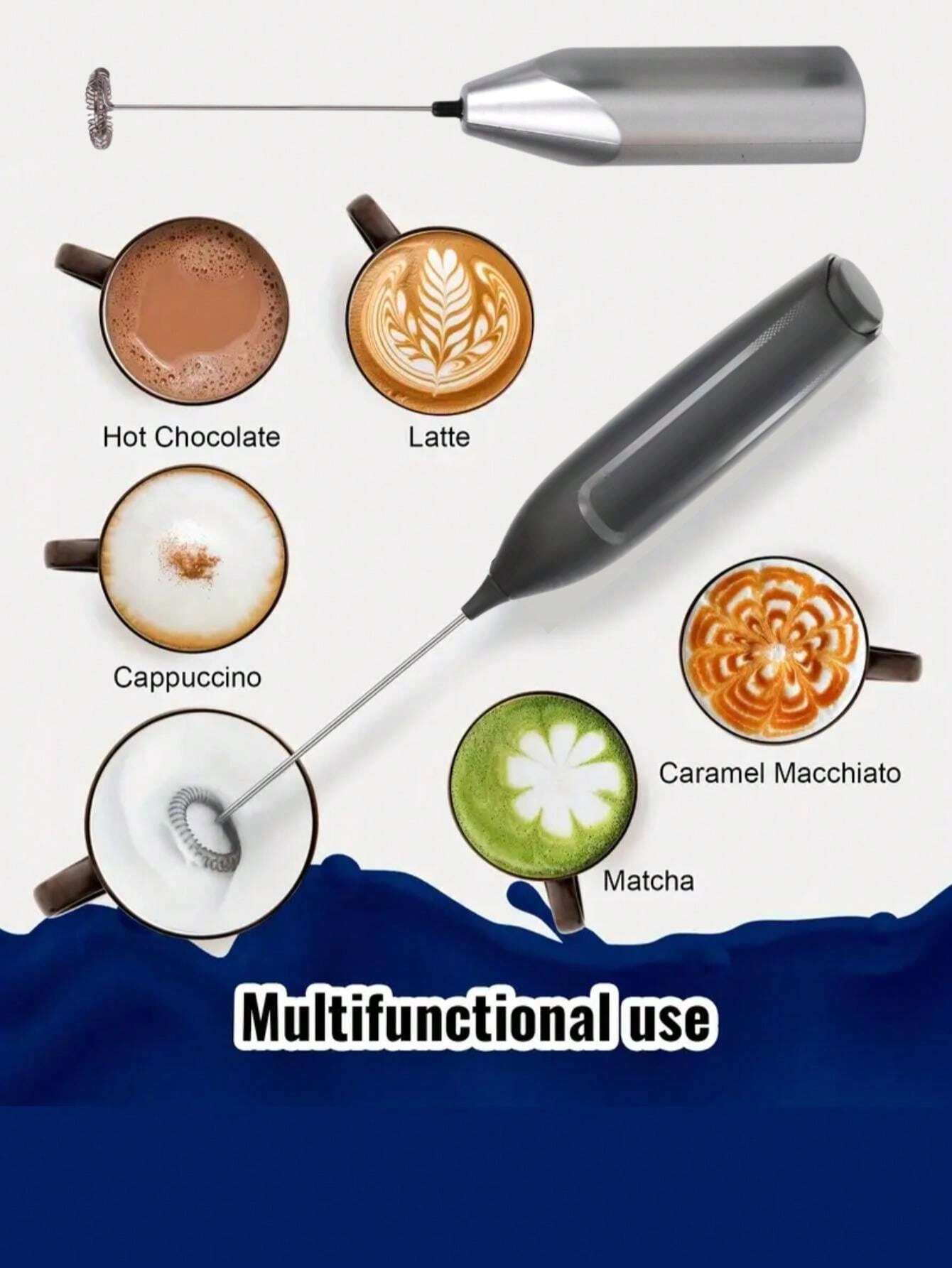 Créez des boissons mousseuses délicieuses avec ce mousseur de lait et