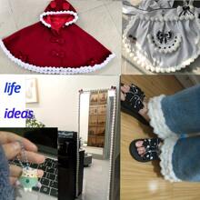 Viền ren xếp tầng mềm mại, nhiều màu sắc, phụ kiện lông nhân tạo dùng để trang trí nhà cửa, đồ chơi, đồ dùng cho thú cưng (dài 2 thước Anh), viền tua rua bông xù, phụ kiện viền lông nhân tạo dùng cho việc tự làm đồ trang trí nhà cửa, đồ chơi, đồ dùng cho thú cưng. - Nhiều màu - Xem 5