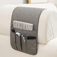 Tổ chức tay vịn ghế sofa, Caddy ghế bành cho ghế dài Giá đỡ điều khiển từ xa Tổ chức tay vịn ghế ngả chống trượt Caddy ghế bành ghế sofa với 5 túi lưu trữ cho tạp chí, máy tính bảng, điện thoại, iPad, túi lưu trữ sô cô la - Nhiều màu - Xem 3