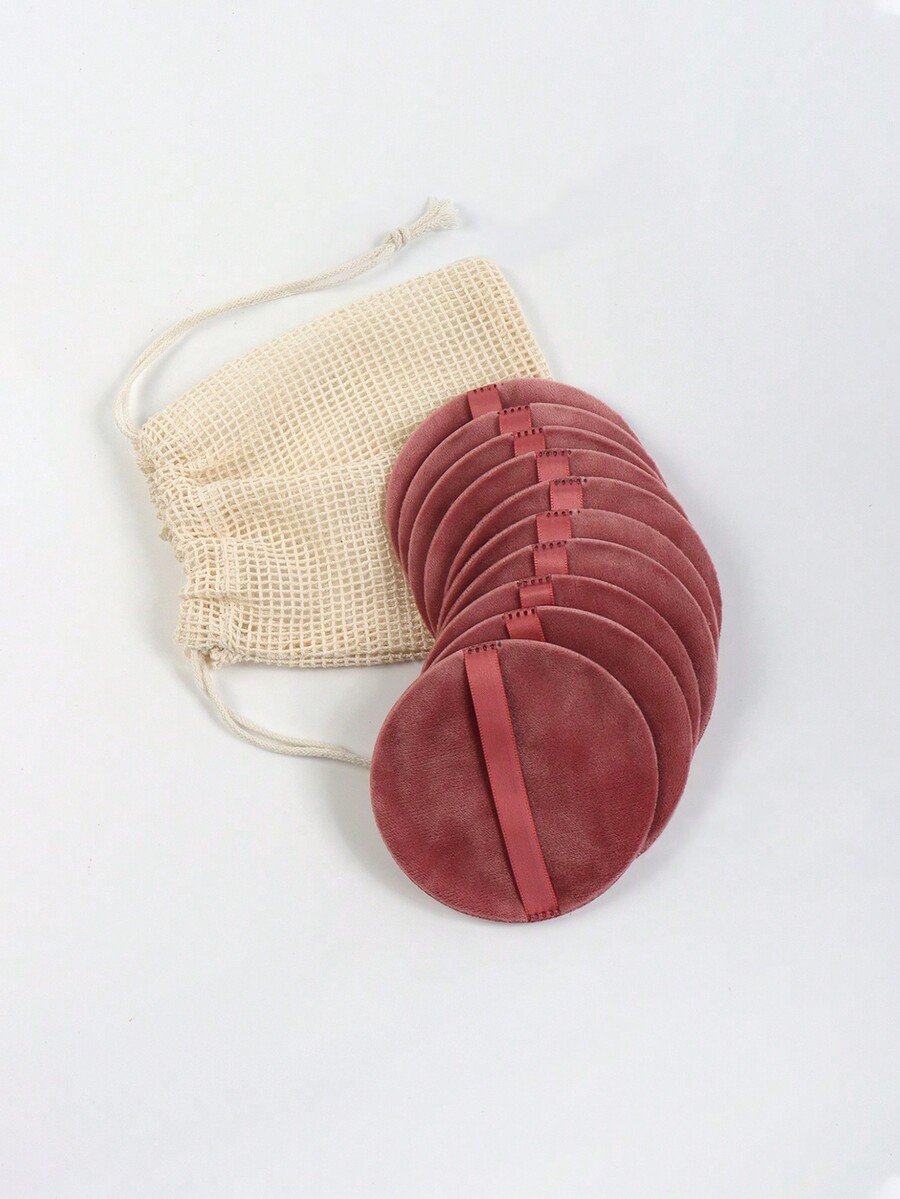 10Piece Set Reusable Makeup Remover Pads, Soft Cleansing Pads