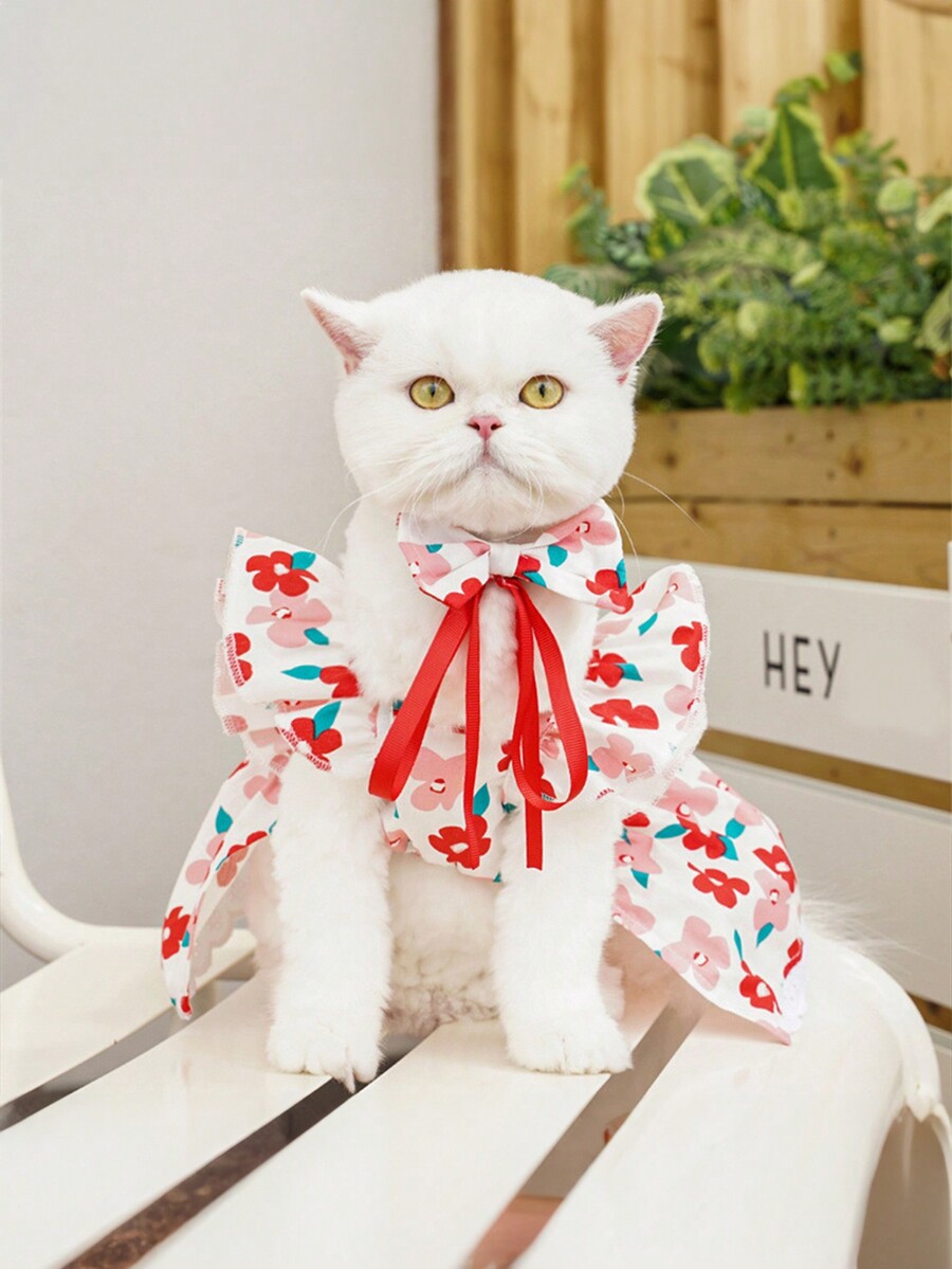 3Color Sleeveless Dress For Pets, Spring/Summer Outfit For Teddy