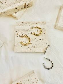 KOLCZYKI KREOLSKIE ZE STALI NIERDZEWNEJ