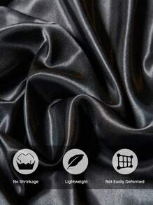 1pc Satin Fitted Sheet, Mattress Cover, Luxuriously Mattress Protector, Ultra Soft And Breathable Protector Cover, Fits King, Twin, Full, Queen Size Bed, With Deep Pocket, Silky Smooth, Anti-Wrinkle, Machine Washable