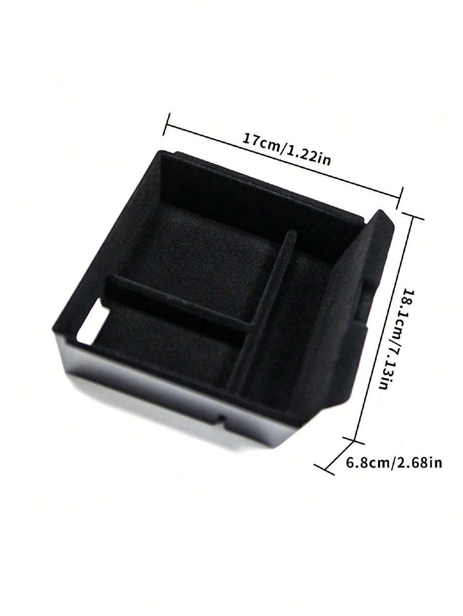 1 Stück Highland beflockter Auto Mittelkonsolen Aufbewahrungsbox