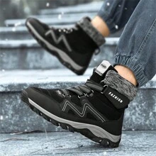 Men's Outdoor Shoes Including Winter Shoes, Running Shoes, Hiking Shoes, Anti-Slip & Thermal Lined Sports Shoes, Trail Running, Trekking Shoes, Wear-Resistant & Breathable Climbing Shoes, Men's High-Top Snow Boots, Ideal With Jacket