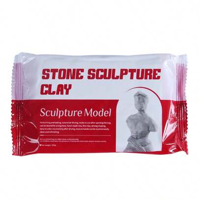 1Pack 300g Air-Dry Clay For Sculpting: Soft Stone Modeling Clay, Perfect For Holiday Gifts, No Baking, No Firing