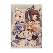 1 件无框香草动漫经典动漫海报白纸贴纸 DIY 房间酒吧咖啡厅美学艺术墙画 - 彩色 - 查看 22