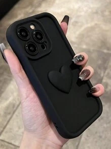 Schutzcase für Handys mit abgerundeter herzförmiger Seife, geeignet für Apple