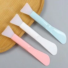 Dụng cụ đắp mặt nạ trang điểm - Cọ đắp mặt nạ silicon hai đầu, thìa, que đắp mặt nạ, dụng cụ trộn và đắp mặt nạ đầu mềm - Nhiều màu - Xem 1