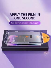 2 miếng kính cường lực chống bụi chống nhìn trộm bảo vệ riêng tư tương thích với iPhone làm quà tặng sinh nhật, gia đình, bạn bè miếng dán màn hình điện thoại, phụ kiện điện thoại - Màu xanh lam - Xem 4