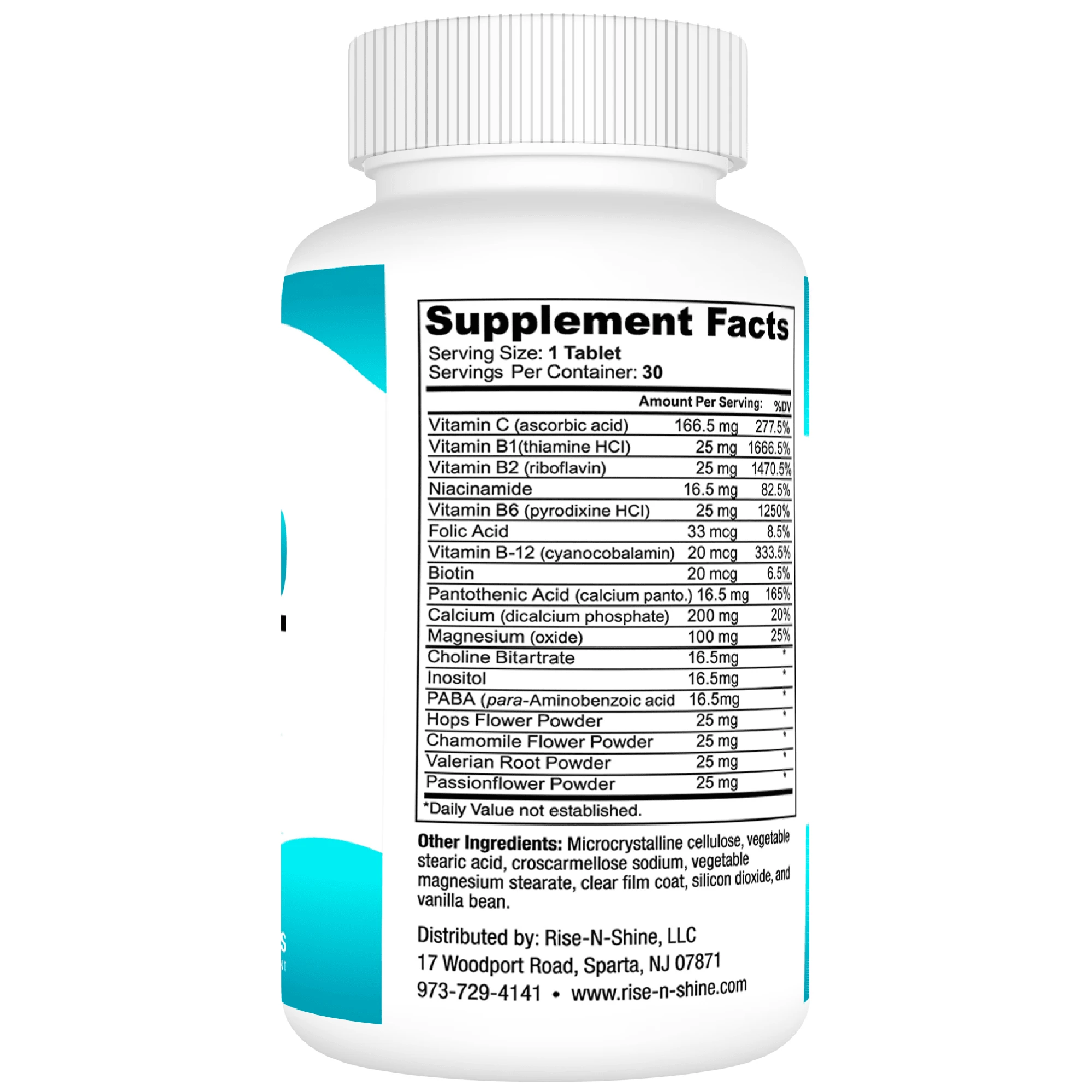 RiseNShine Mood Boost By RiseNShine With Chamomile, Valerian, B