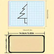 1 bộ Bộ thẻ vẽ họa tiết đối xứng dạng lưới hoạt hình dễ thương - 20 họa tiết đối xứng, Thẻ vẽ họa tiết đối xứng dạng lưới có thể tái sử dụng, Rèn luyện khả năng tập trung để cải thiện kỹ năng vẽ và kiểm soát cọ vẽ - Nhiều màu - Xem 3