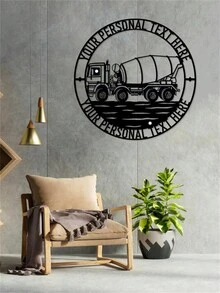 Une signalisation métallique personnalisée en fer forgé pour la machinerie lourde, un cadeau de décoration murale personnalisé pour un travailleur de la construction, un anniversaire spécial, un amateur de machinerie, une décoration d'usine ou de garage, à offrir pour un anniversaire, la fête des pères, à son petit ami ou son père, pour répondre à l'amour des hommes pour la machinerie lourde