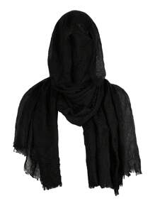 1PC Cosplay Men Women Medieval Pirate Retro Hood Scarf Black Green Wrap Cloak Renaissance Halloween Masquerade Costume Shoulder Cowl Black Cape