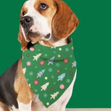 Pet Christmas All-Over Print Bandana, Pet Accessories