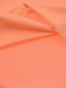 Women's One Shoulder Sleeveless Crop Tops Summer Sexy Tank Tops - Orange - View 4