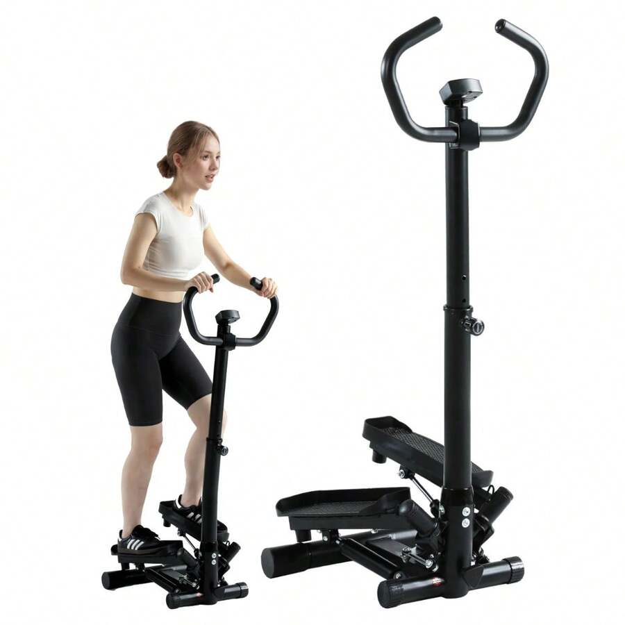 UPGO Stair Stepper For ExercisesTwist Stepper With Handlebar And