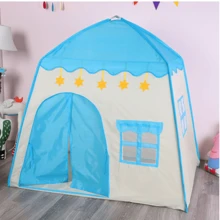 Tiendas de Juegos para Niños Casita Para Niños Niñas Carpa Princesa Tienda Juego - Azul - Ver 4