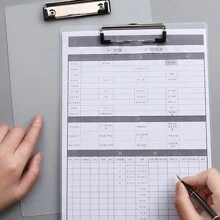 1pc Clear A4 Clipboard Back To School