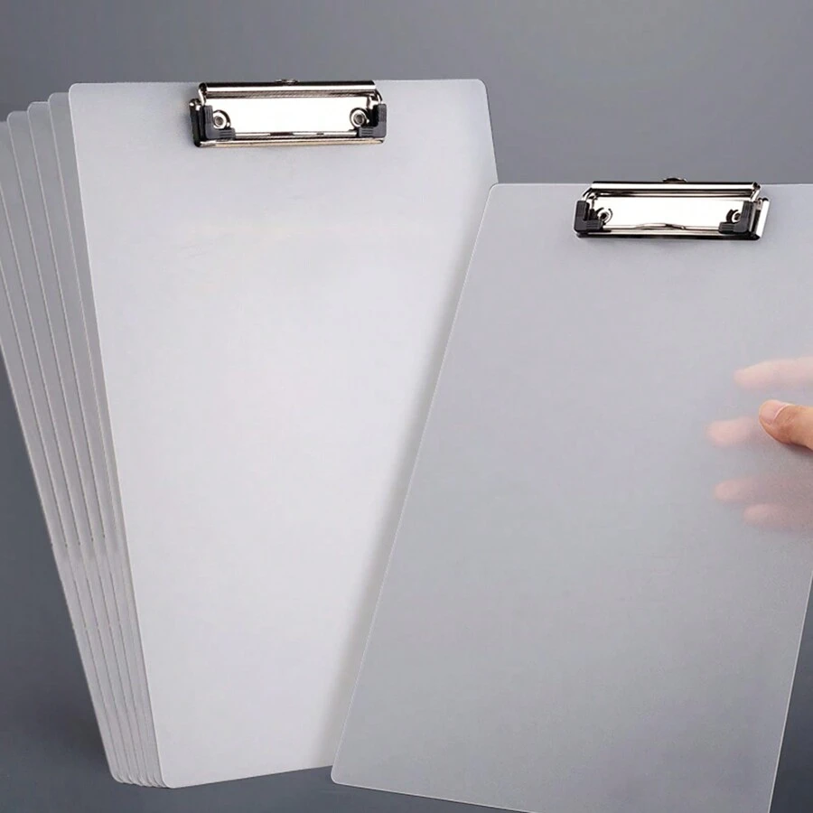 1pc Clear A4 Clipboard Back To School