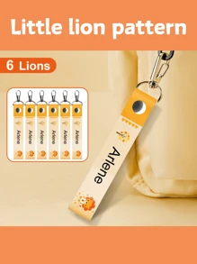 Porte-clés personnalisable pour enfants. Pendentif avec nom du sac d'école, photo de profil. Développer les fournitures de jardin d'enfants pour la rentrée. Idées de cadeaux d'hiver, Saint-Valentin pour garçon et fille - Personnalisation du nom 1 - Voir 10