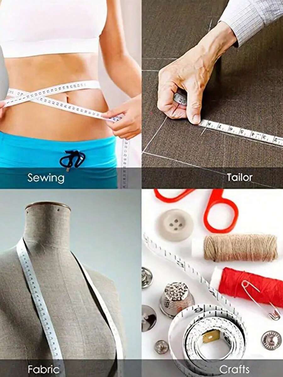 Soft Flexible Measuring Tape, Sewing Tailor Tool With Metric Centimeter