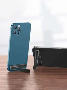 1 Stück ultradünner minimalistischer Handyhalter, mini selbstklebende Halterung, faltbarer lässiger Halter, portabel kompatibel mit iPhone, Android Handy, Geschenk zum Geburtstag, Familie, Freund Handyständer, Handyzubehör