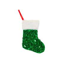 1 stuk, kerst mini-kousen, kerst mini-sokken, kerstversiering, kerstversiering, 6 stuks kerst mini-kousen, bordeauxrood, groen